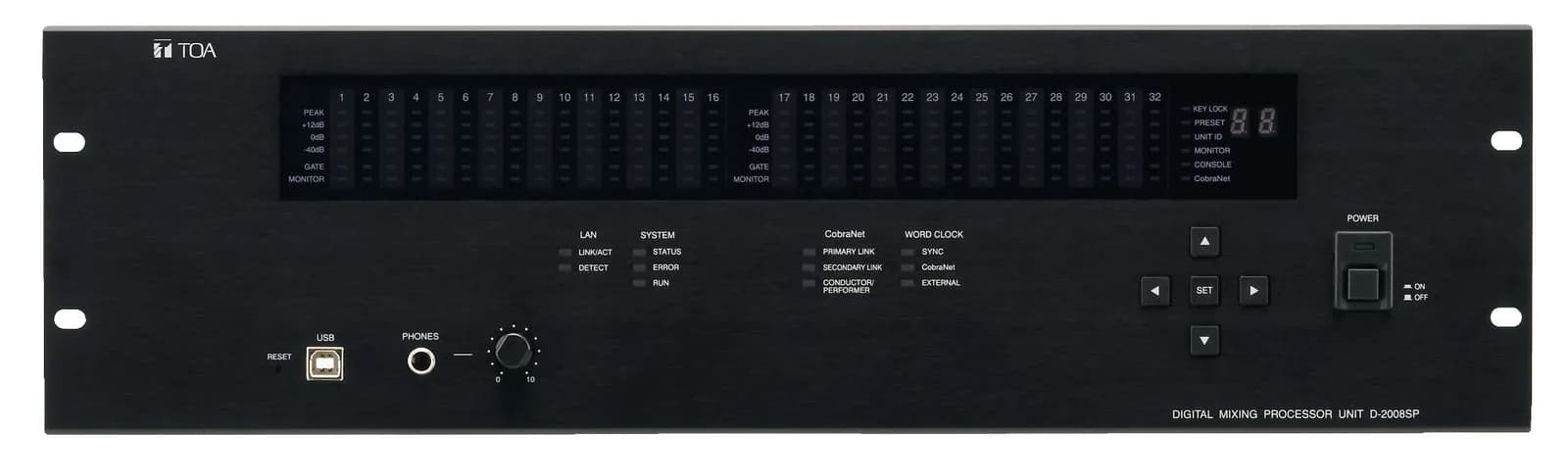 TOA D-2008SP Digital Mixing Processor Unit — image 1