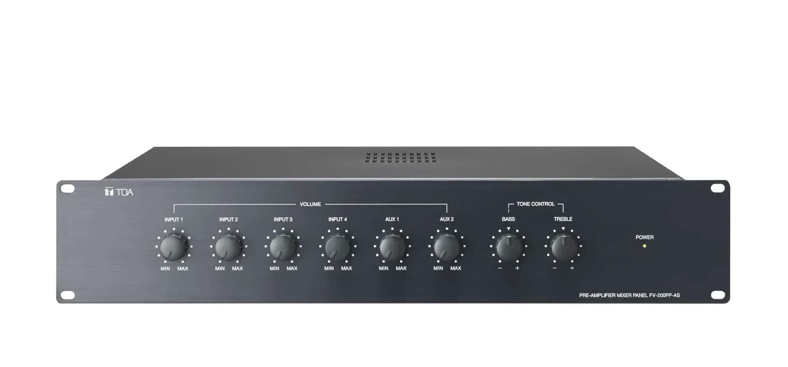 TOA FV-200PP Pre-Amplifier Mixer Panel — image 1
